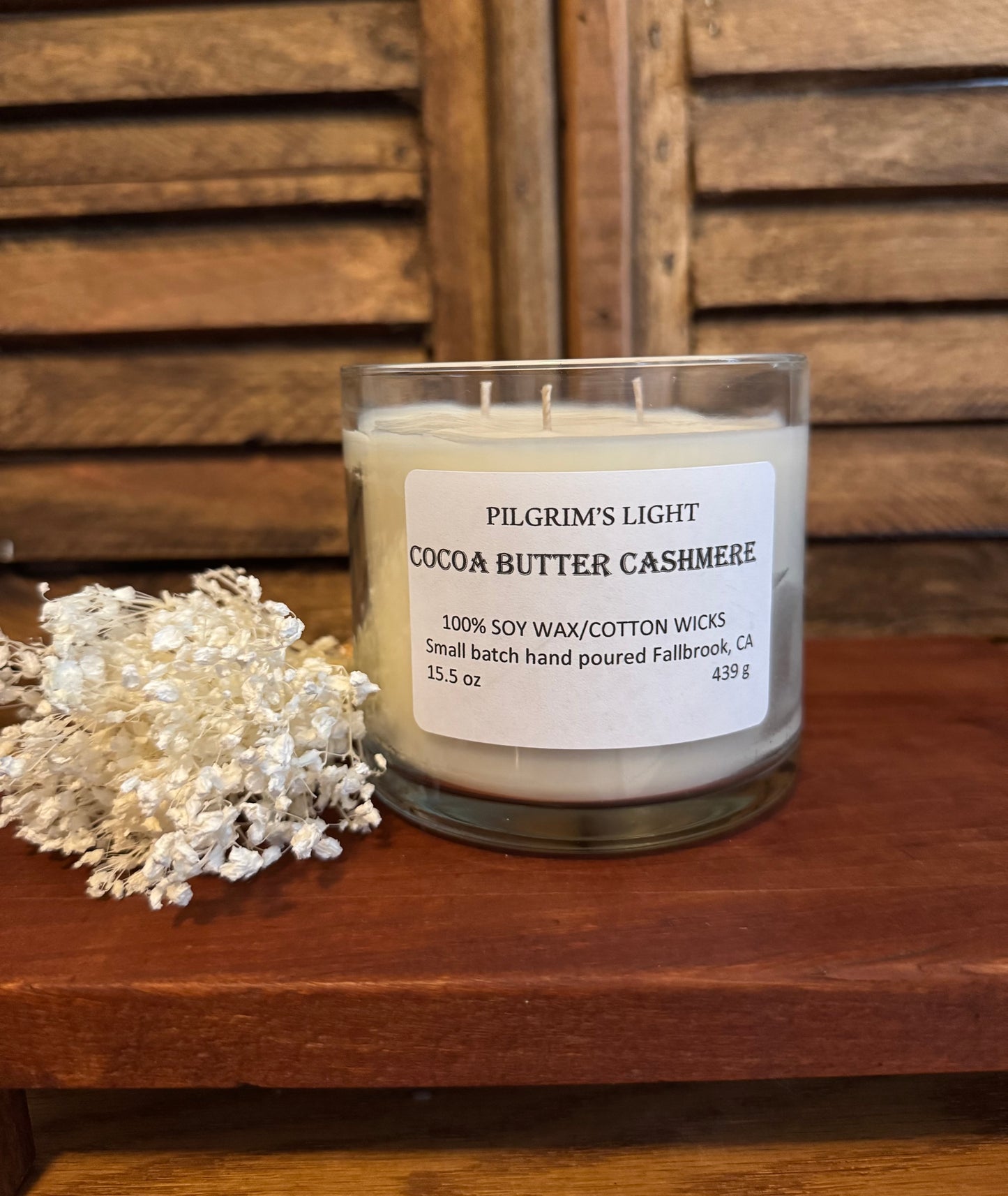 Cocoa Butter Cashmere 3 wick